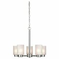 Brightbomb Sylvestre Five Light Indoor Chandelier, Brushed Nickel BR2689871